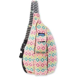 Kavu Rope Bag Spring Montage Sling Climbing Rope Strap, Hiking Bag Pink Blue